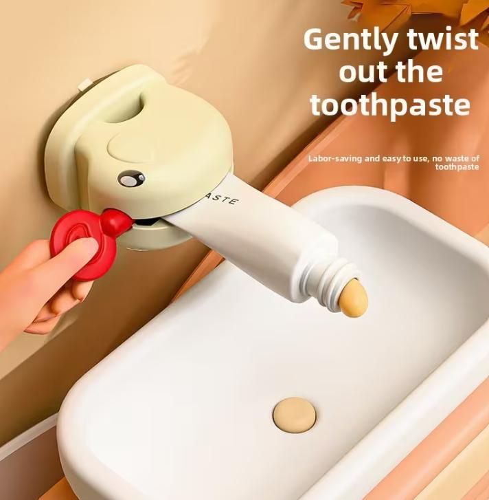 Elephant Toothpaste Squeezer & Holder (Pack of 2)